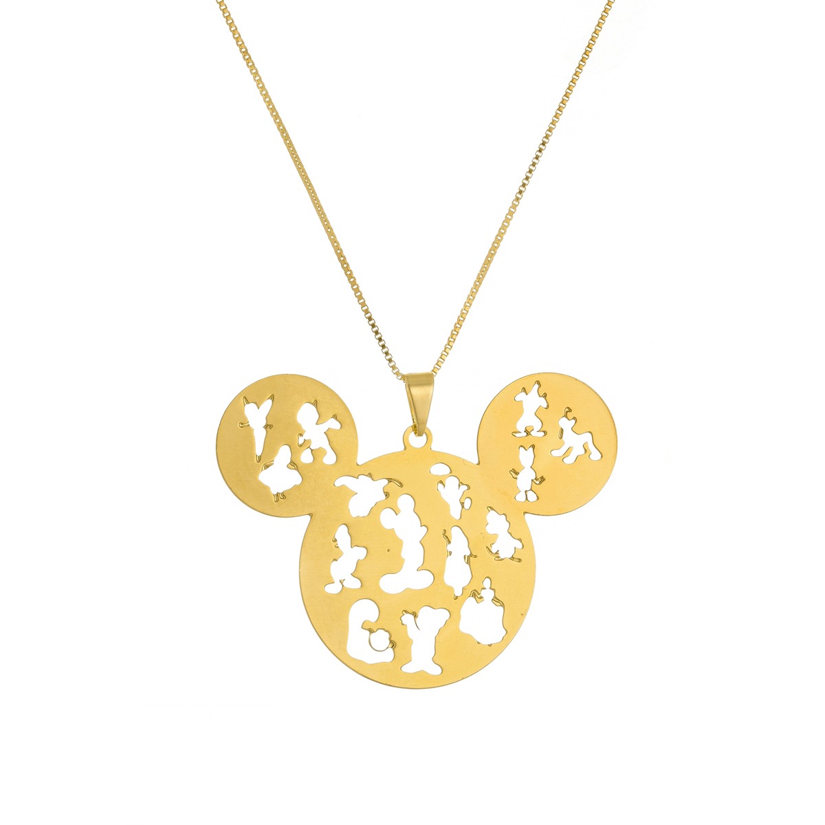 Colar Personalizado Mickey Com Personagen...